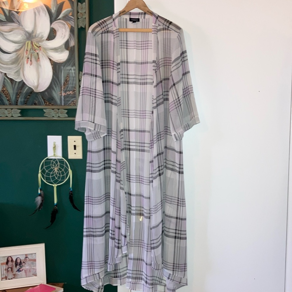 Plaid Duster